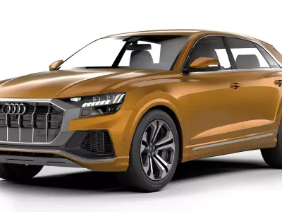 Audi Q8 2023 3D model