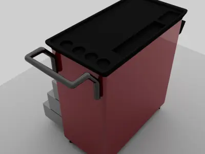 Tools Box Free low-poly 3D model
