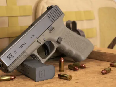 9MM 10 Round Magazine 3D model