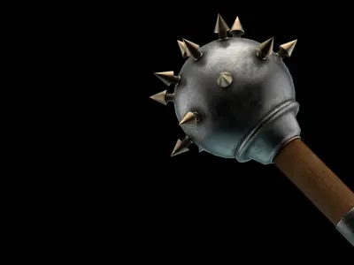 Medieval Mace 3D model buy