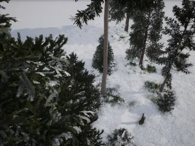Very realistic 3d Trees collection for Twinmotion 2019 part 1 Low-poly 3D model