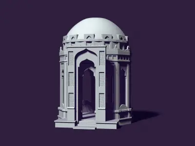 Mausoleum of Muslim Turkic peoples 3D print model purchase