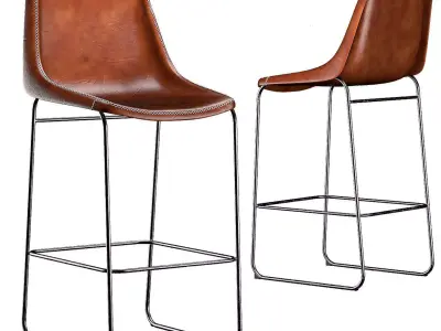 WATERLOO Chair Low-poly 3D model