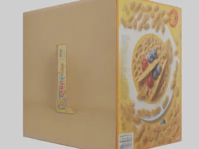 Cereal Box model 3D model