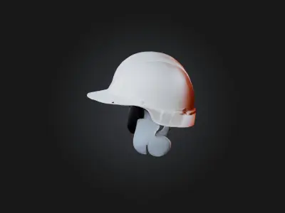 hard hat model Low-poly 3D model