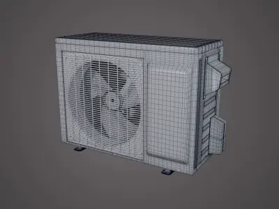 Outdoor Air Conditioner 3D model