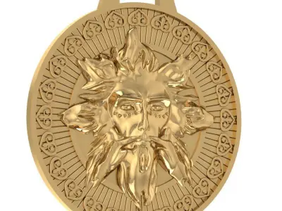 Amulet Dazhdbog 3D model