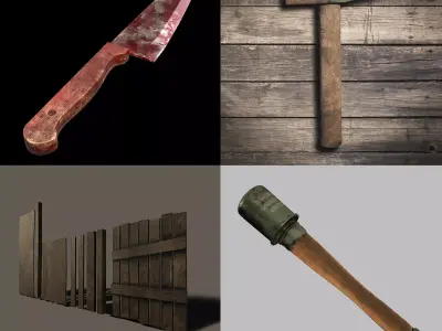 Survival Tool Kit - Rc Collection   3D Model Pack