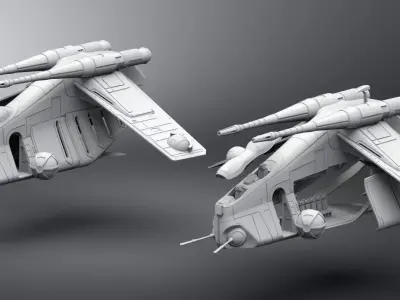 LAAT scale model 3D print model