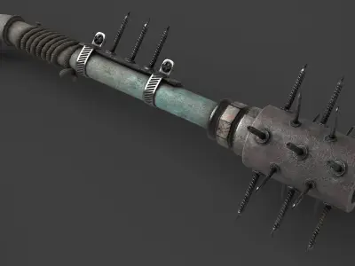 Modifiable Strike Weapon 05 Low-poly 3D model