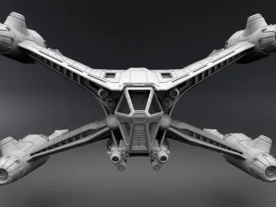 Babylon 5 Starfury Scale model   3D print model