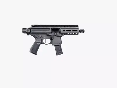 Sig Sauer MPX Submachine Gun Low-poly 3D model
