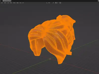 Custom3Dprint Minifigure Accessory - Minifigure Hair S2 - 070 3D print model