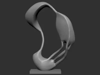 MODERN SCULPTURE STATUE 3D print model