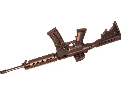 Mossberg 715T Flat Top 3D print model