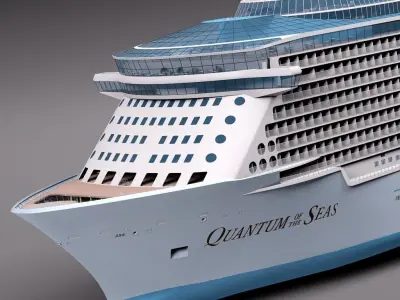 Quantum Of The Seas Cruise Ship 3D model