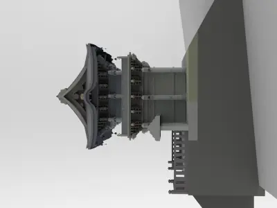Nikko Tosho-gu Japanese architecture Low-poly 3D model