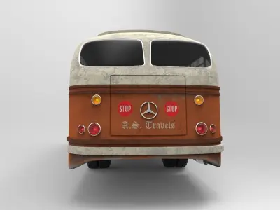 Old Bus 3D model purchase