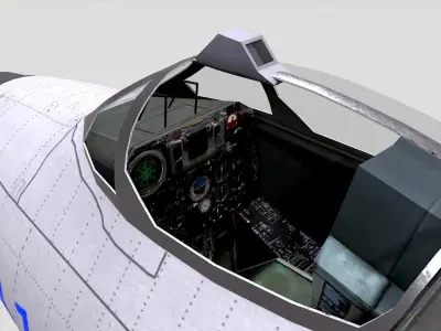 Mikoyan-Gurevich MiG-17 Low-poly PBR Low-poly 3D model