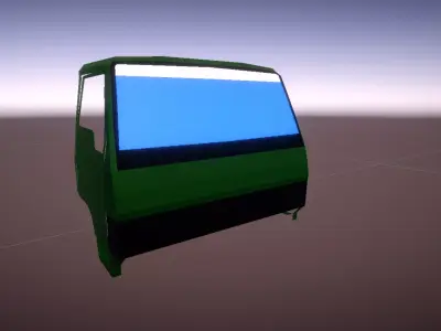 truck cabin Free 3D model