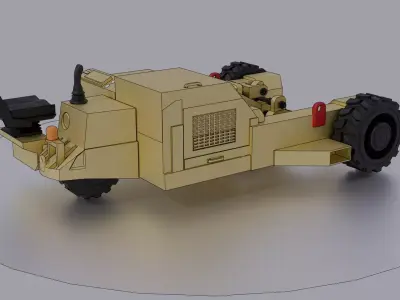 IAF Towbarless tug vehicle 3D print model