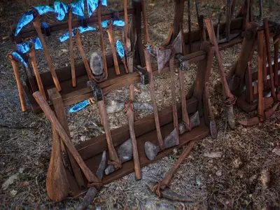 Ultimate Survival Tools  45 Variations Low-poly 3D model