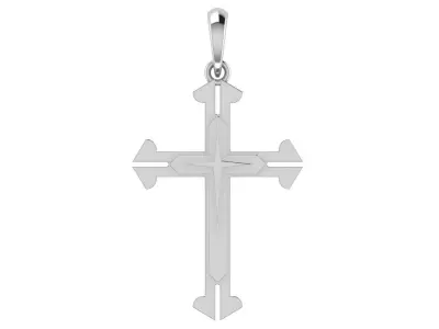 CROSS PENDANT CR128 3D print model
