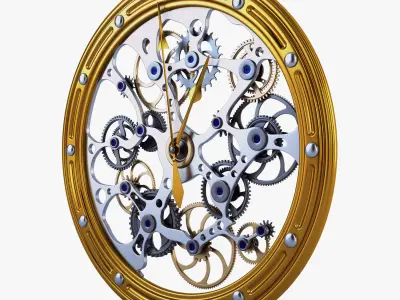 Clock mechanism v 1 3D model