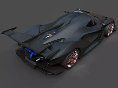 Apollo IE Hyper Detailed Carbon Fiber Masterpiece 3D model