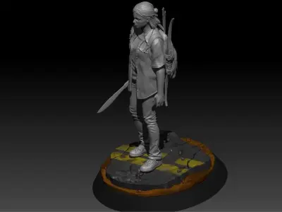 Ellie  The Last of Us Part 2 3D print model