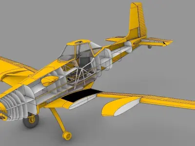 Cessna 188 AG for modeller 3D model