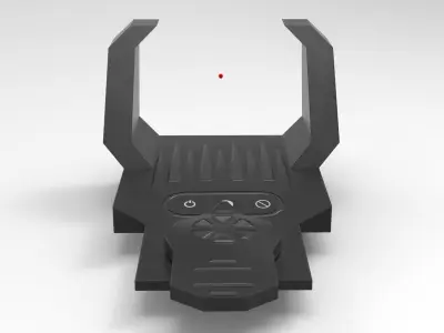 Red Dot Laser Low-poly 3D model