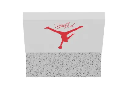 Jordan Box PBR 09 Low-poly 3D model