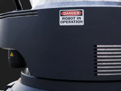 Industrial Robotic Arm 3D model purchase