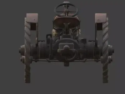 Frontier Iron-Horse Tractor Low-poly 3D model