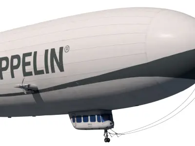 Zeppelin 3D model purchase