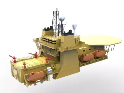 Deck construction Seaway Condor   ------     Seabex one 3D print model