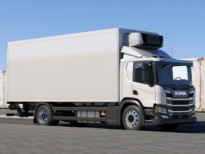 Truck VAN 4X2 riggid 3D model