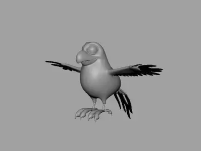 Parrot Free 3D model purchase