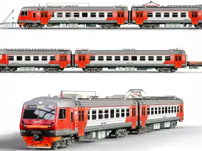 Russian Railways 3D model