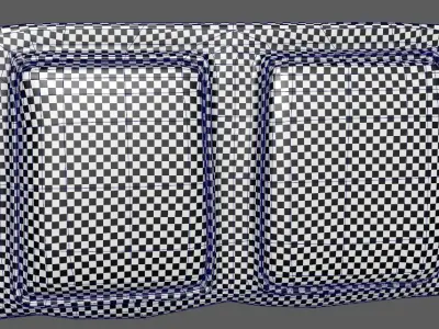 bag asset Low-poly 3D model