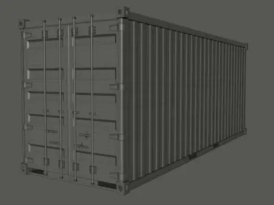 Shipping Container 3D model 3D model