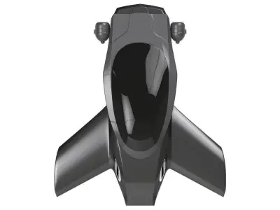 Hover car f 555  3D model
