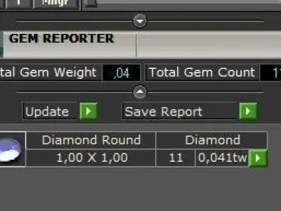 Diamond Sideways Cross Ring 359 3D print model