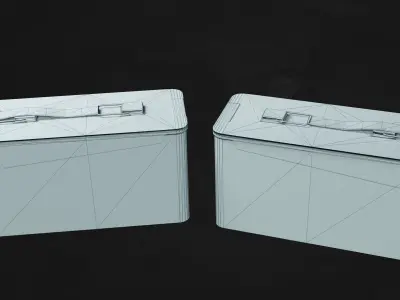 Military Asset Pack - Low-poly 3D model