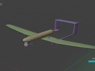 Advanced SMDM Drone for Multi-Domain Operations 3D model purchase