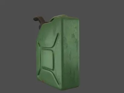 Jerry Can Low-poly 3D model order