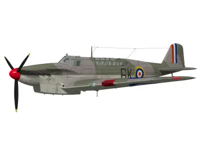 Fairey Fulmar Mk1 3D model