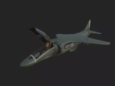 Harrier Style Aircraft 3D model