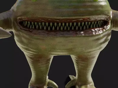 Water Monster Free 3D model